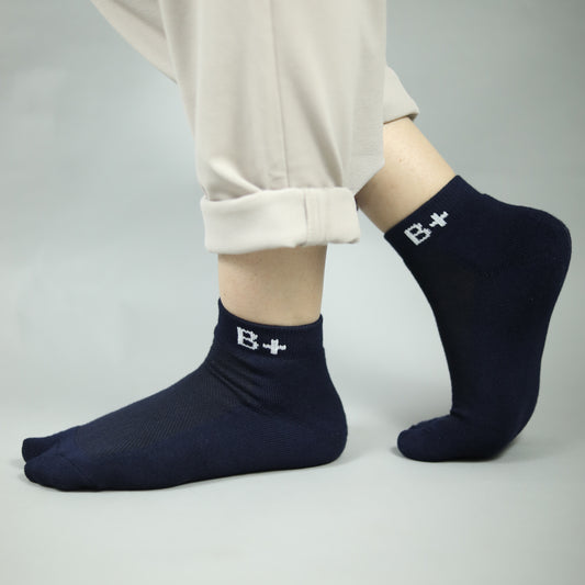 Bamboo Socks  - Thumb Socks - Navy Blue