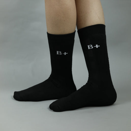 Bamboo Socks  - Full Length - Black